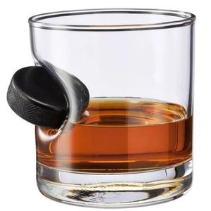 NIB BenShot SlapShot™ Hockey Puck High Ball Glass, 11oz